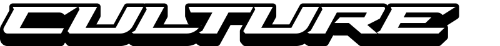 Black 'CULTURE' logo on a white background